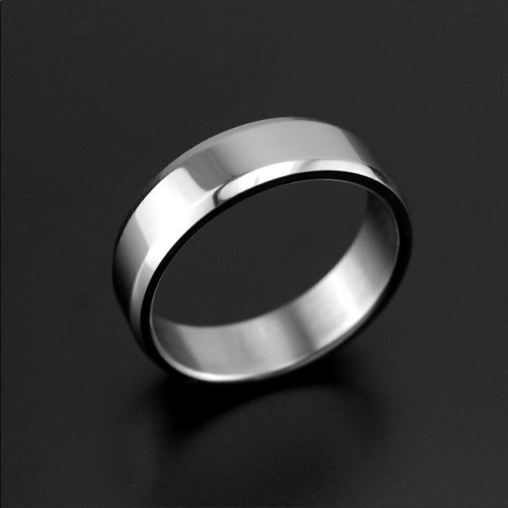 Titanium Plated Stainless Steel Ring